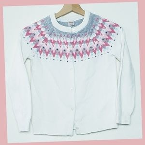 Gymboree Shirts & Tops - Gymboree Girls Fair isle cardigan sweater L 10-12 Gymboree Shirts & Tops - Gymboree Girls Fair isle cardigan sweater L 10-12